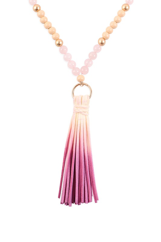 Colorful Boho Tassel Necklace