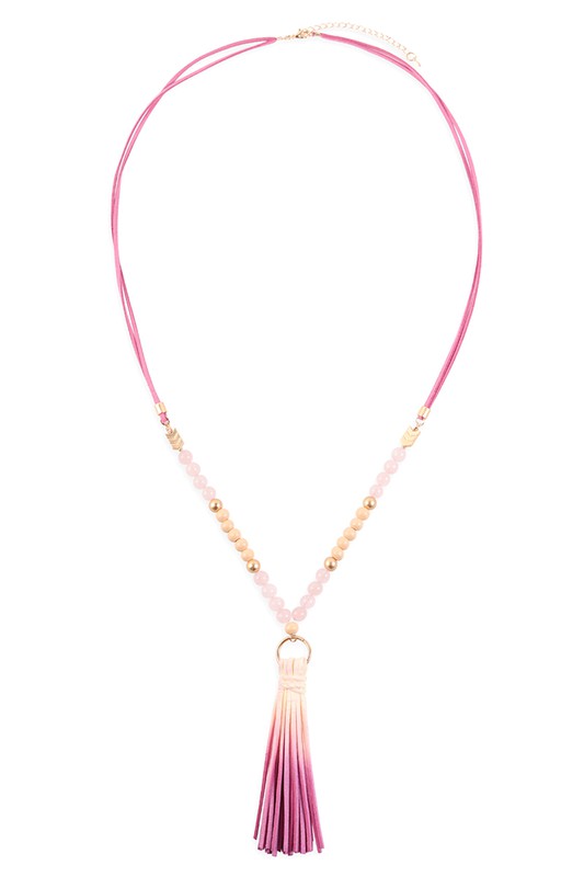 Colorful Boho Tassel Necklace