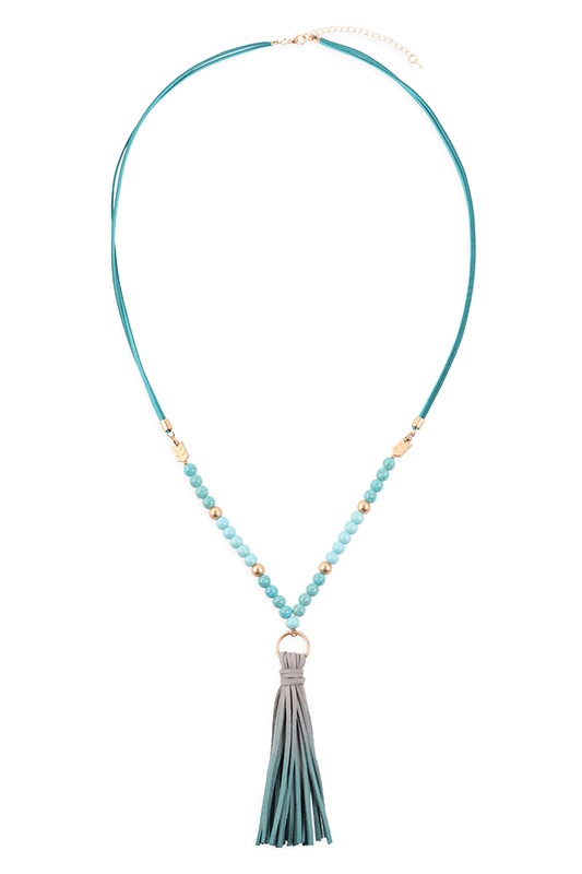 Colorful Boho Tassel Necklace