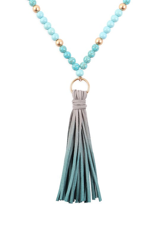 Colorful Boho Tassel Necklace