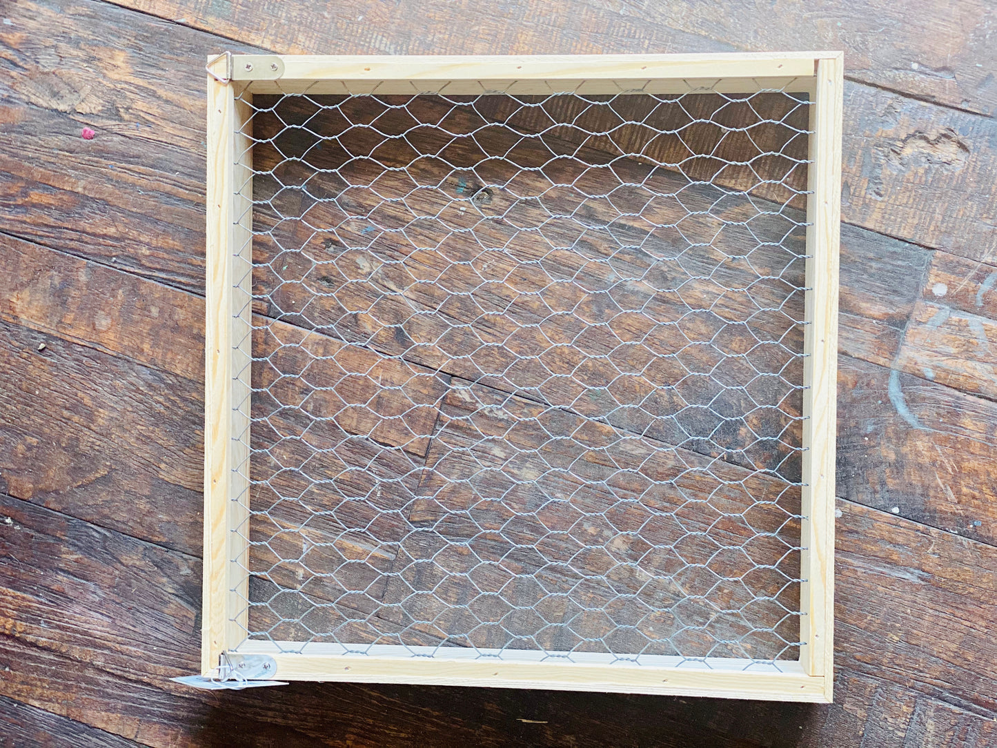 12 x 12 framed jewelry organizer or message board