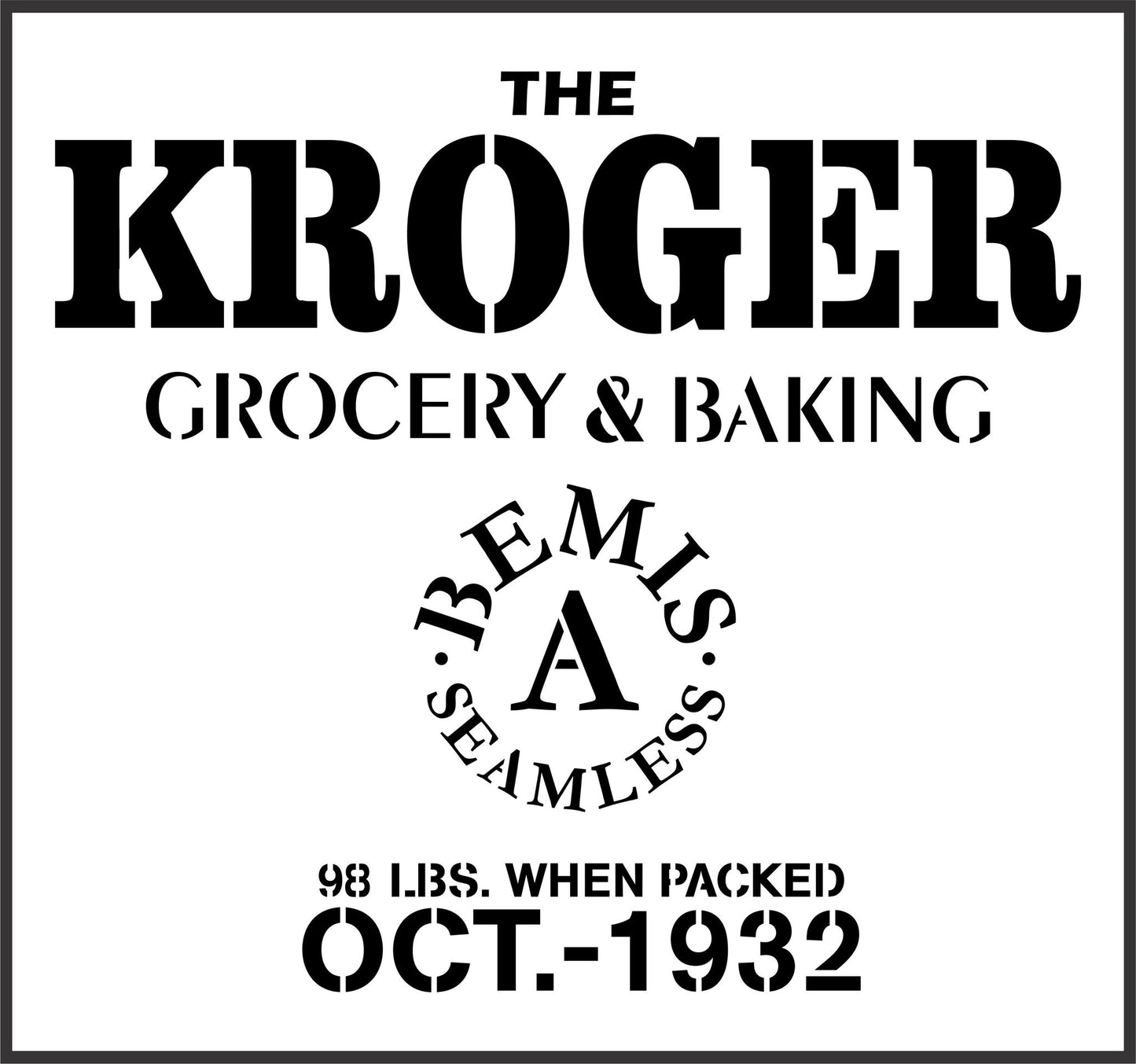 Kroger - JRV Stencil
