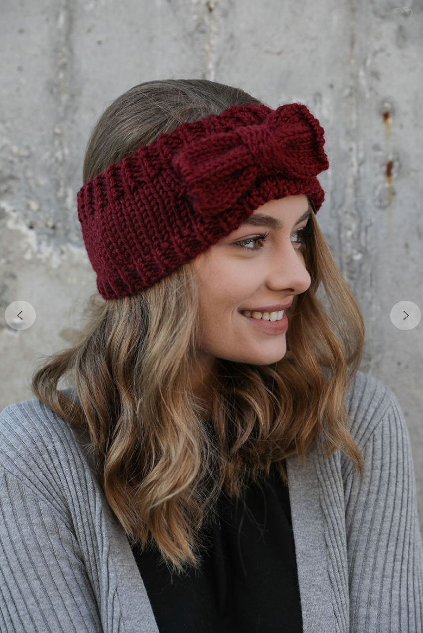 Bow Knit Headband