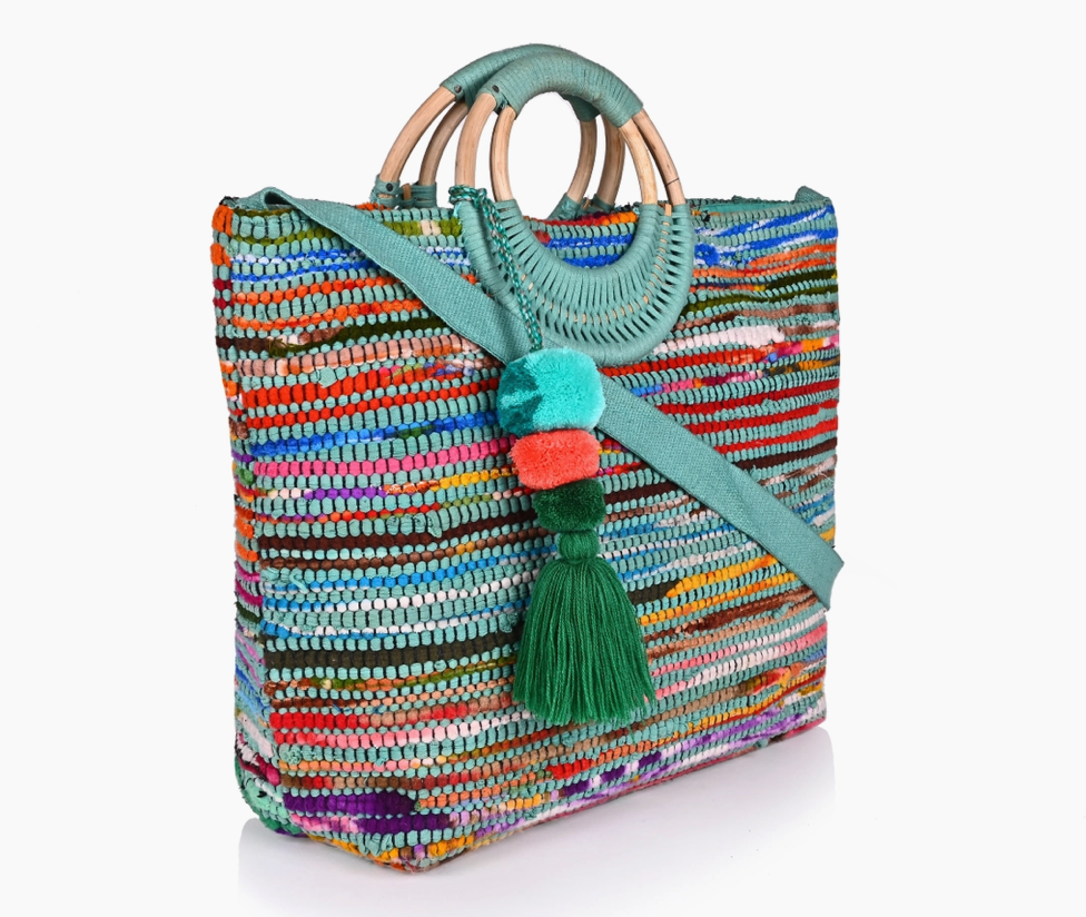 Handwoven Mermaid Tote Bag!