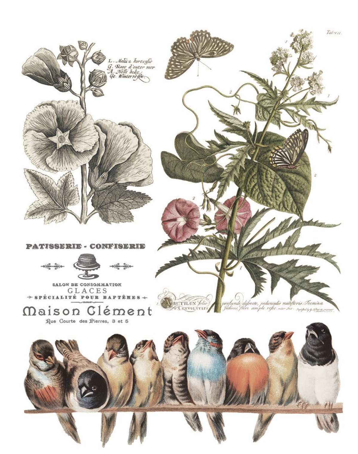 NEW ! IOD Brocante TRANSFER 8 pages!