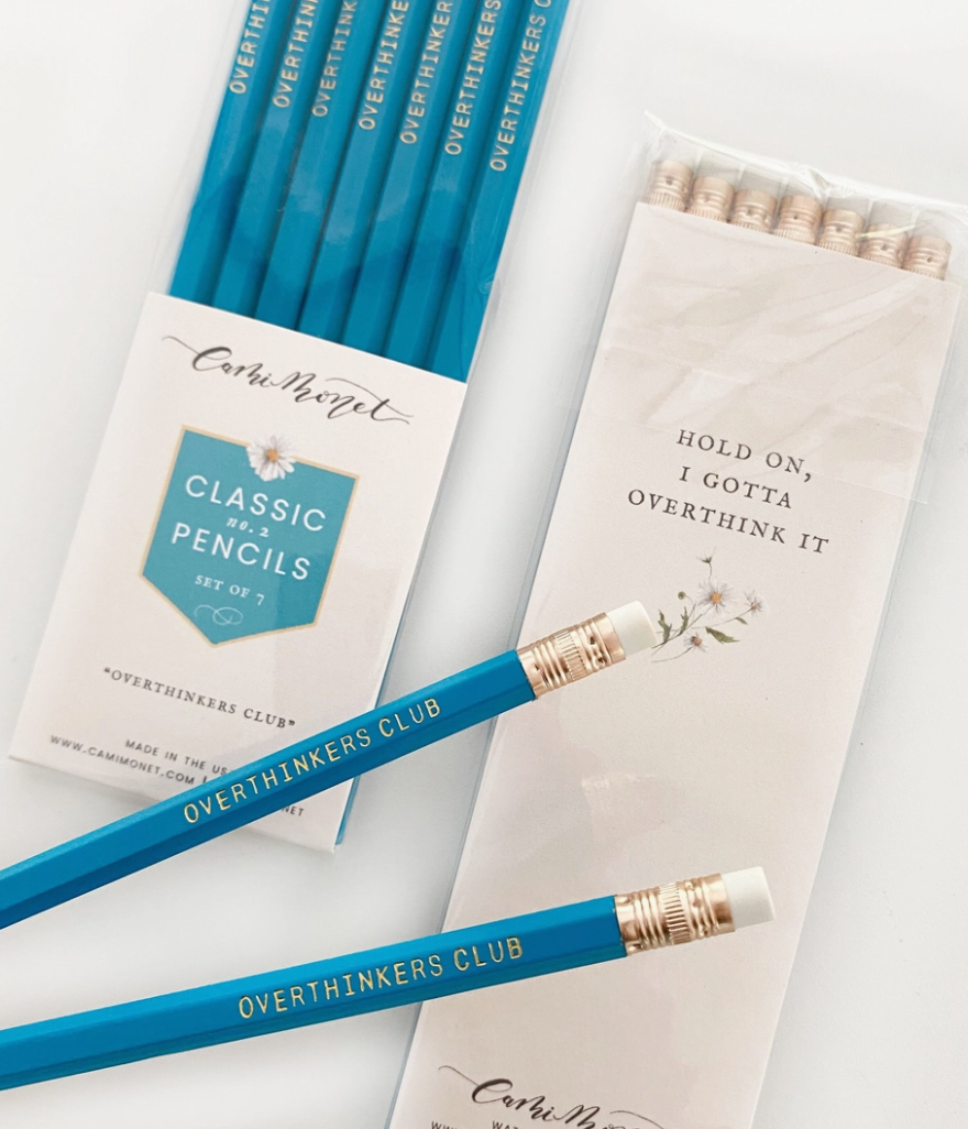 Overthinkers Club Pencils!