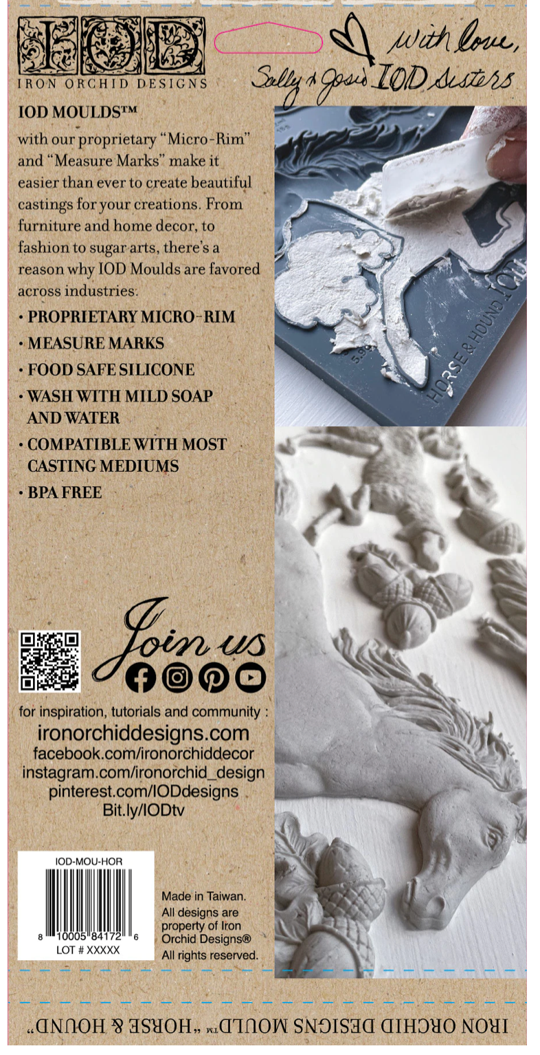 Horse & Hound | Decor Mould | IOD