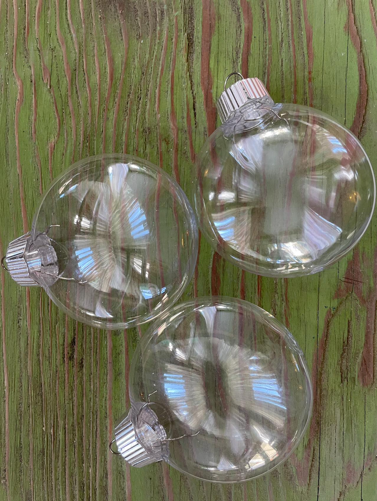 3 Pack of ready to DIY Ornaments