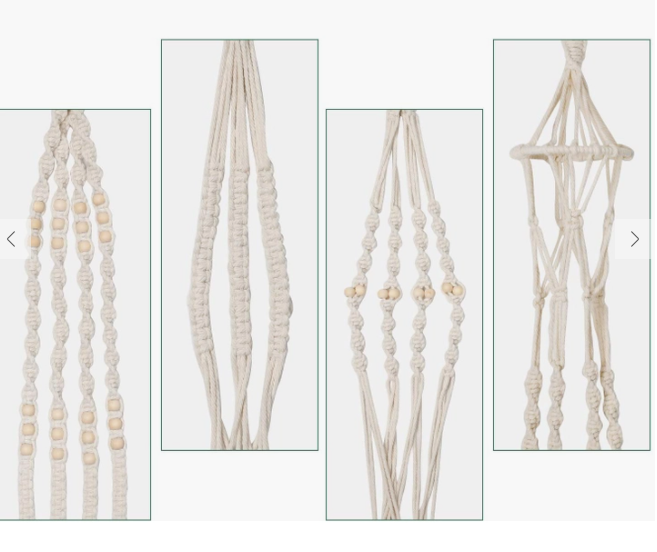Beady Macrame Plant Hangers