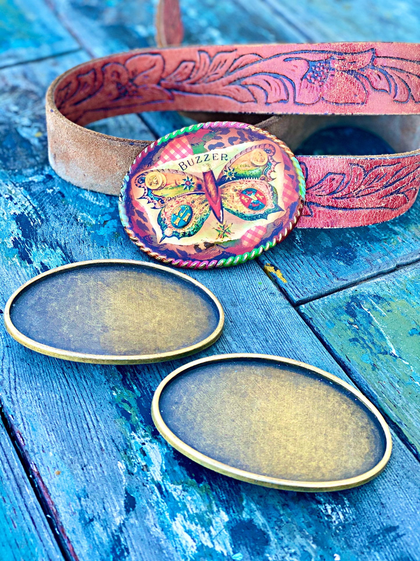 Belt Buckle blank for Crafting - ***Price is for 1 blank buckle, leather strap and decoration not included***