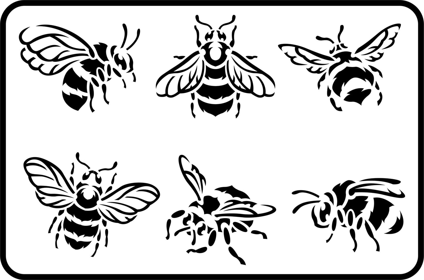 Bees - JRV Stencil