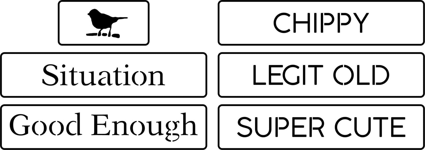 JRV Word Pack - JRV Stencil