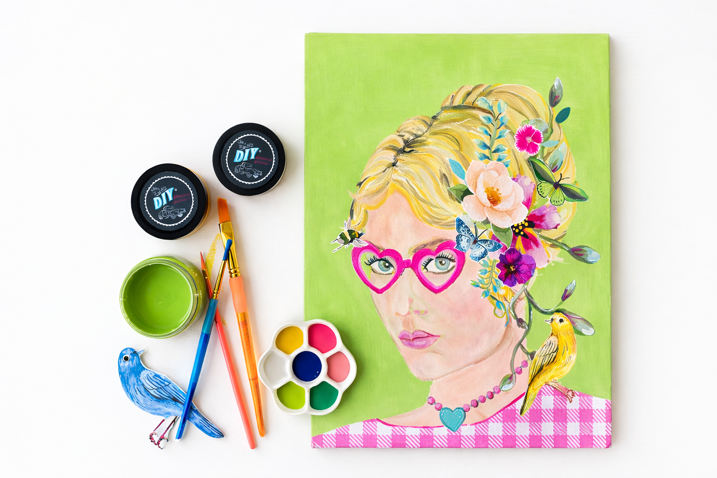 NEW! Paint by Stencil Kits- 6 different styles