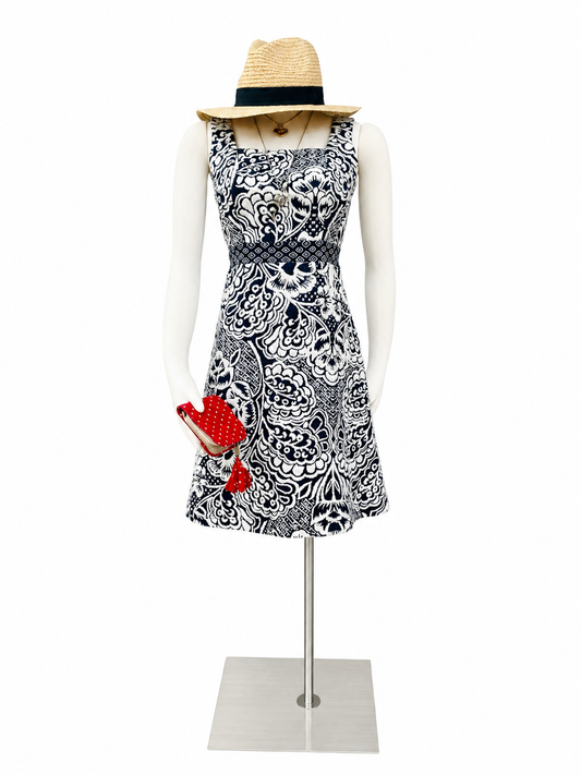 Black and White Anthropologie  Ottawa Dress
