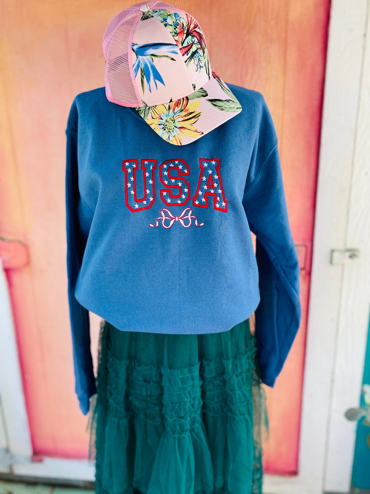 Embroidered Varsity Sweatshirts