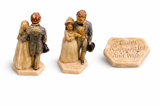 Vintage David copper field and wife figurine