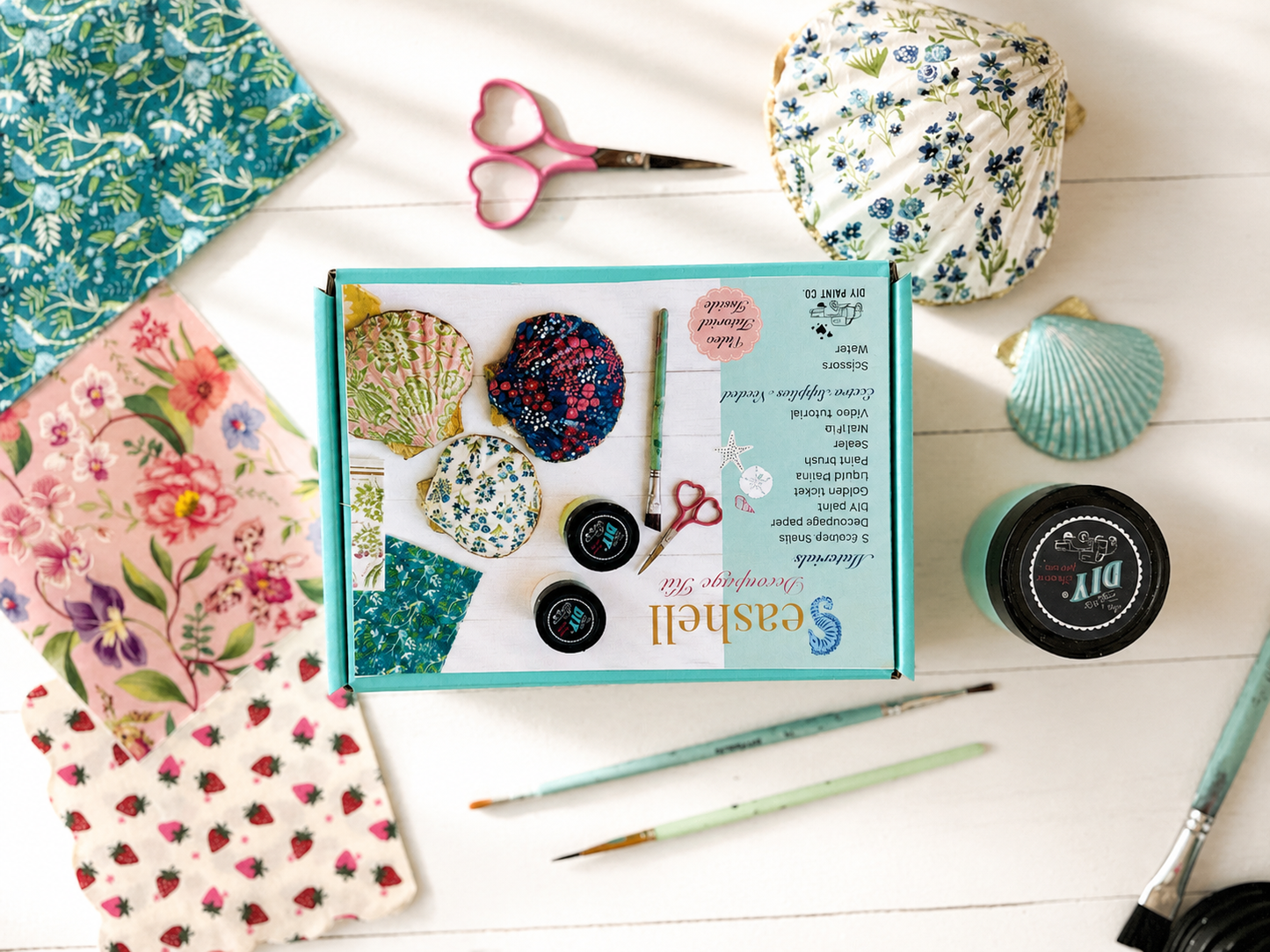 Seashell Decoupage Kit
