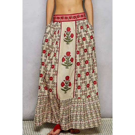 Floral Maxi Skirt