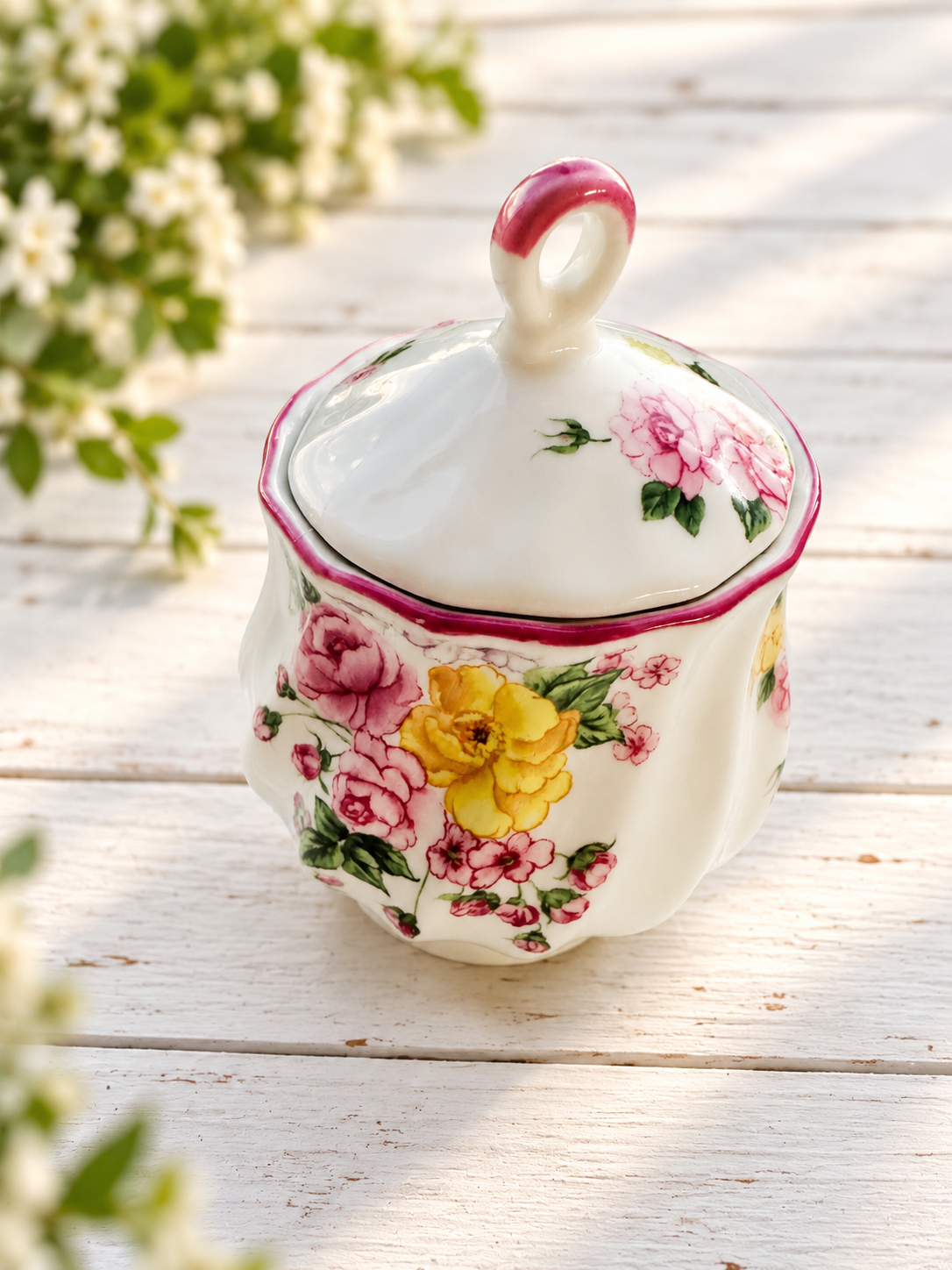 Little vintage dish with lid, as seen in Debi's Video