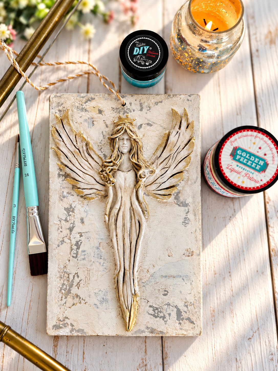 Creative Box- a Monthly RECURRING Subscription "Creative Stencil & Paint Class in a Box" (limited edition)