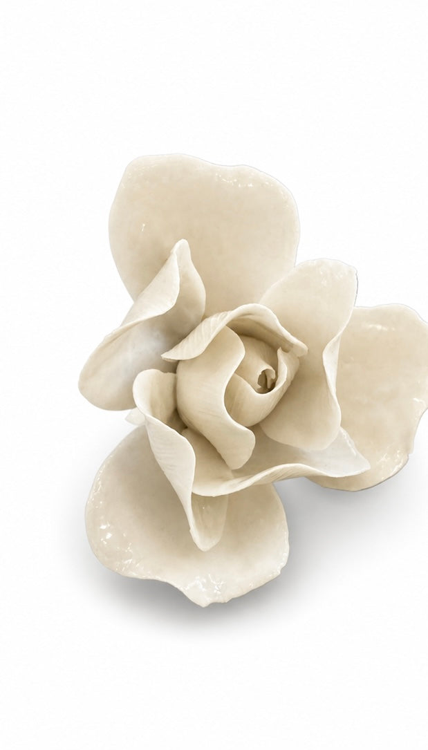 thrifted porcelain flower from Florentine collection by godingger & co