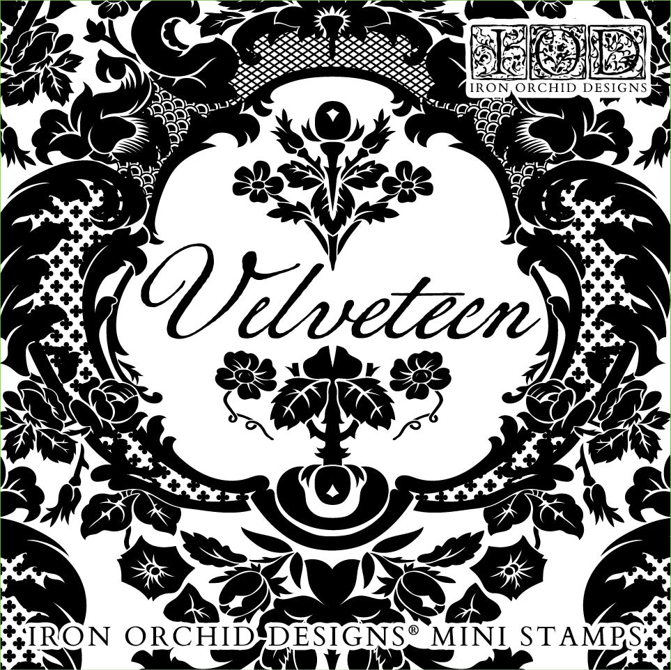 VELVETEEN 6X6 IOD STAMP™