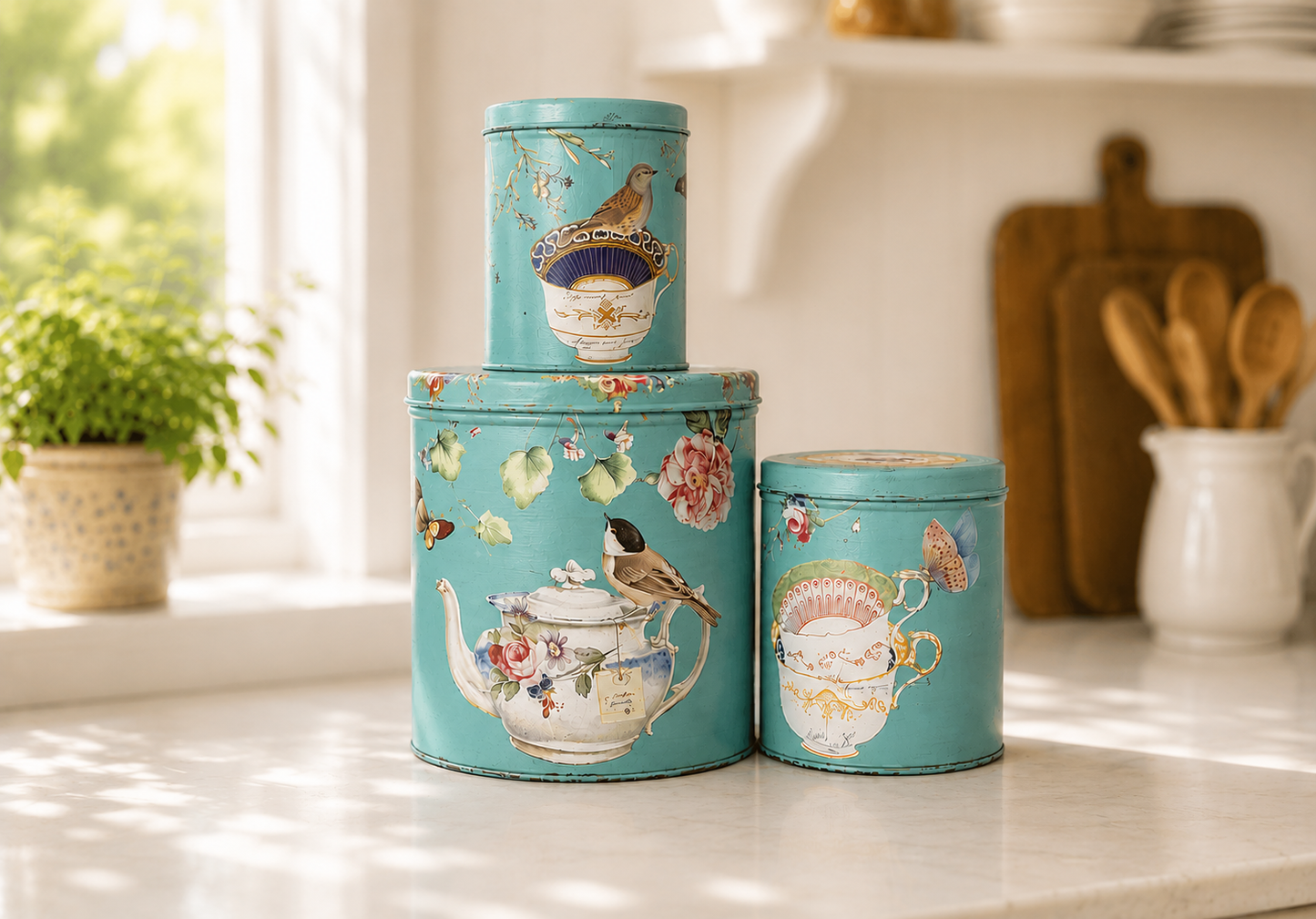 THE BELGRAVIA IOD TRANSFER 8X12 PAD™ The Belgravia Teacup IOD Transfer