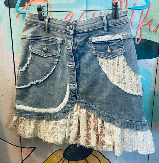 Sassy Patchwork Skirt