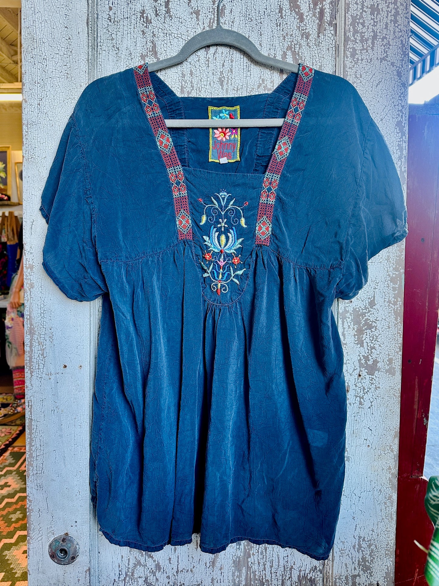 Johnny Was Embroidered Blouse