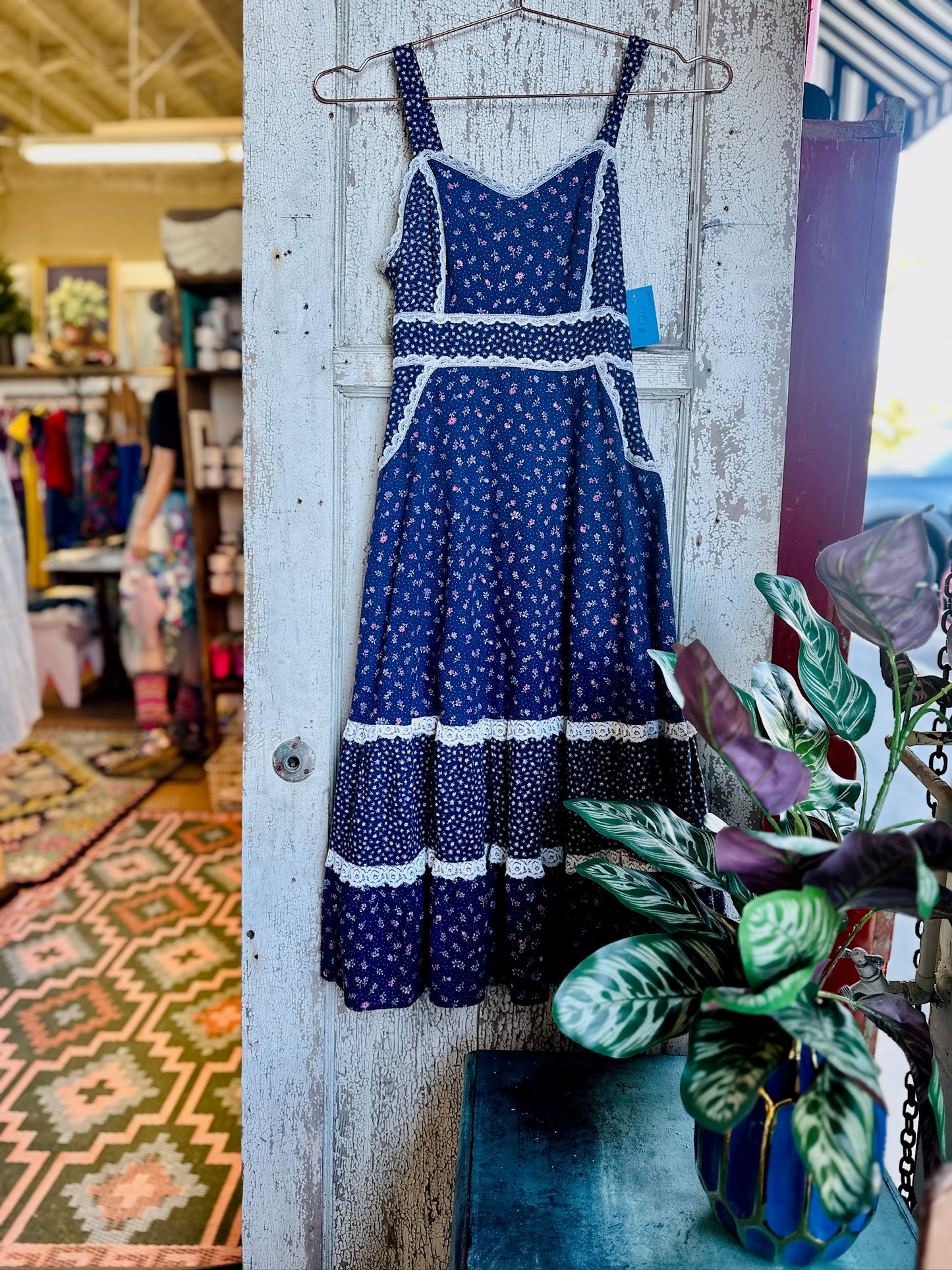 Vintage "Gunne Sax" Blue Dress