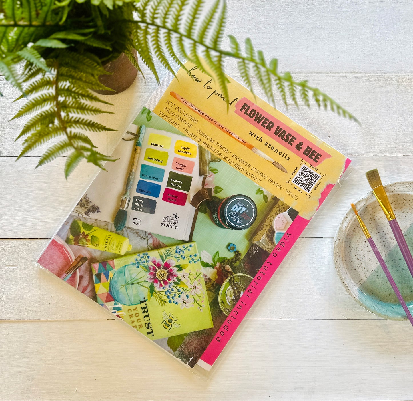 NEW! Paint by Stencil Kits- 6 different styles