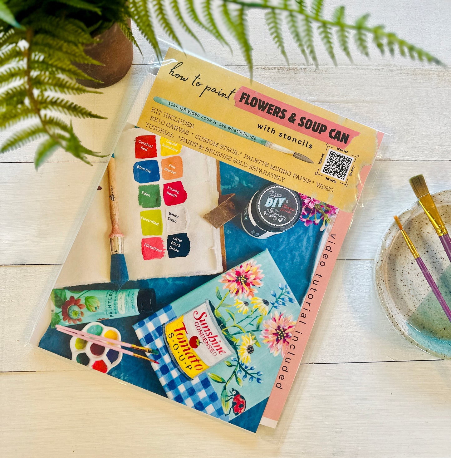 NEW! Paint by Stencil Kits- 6 different styles