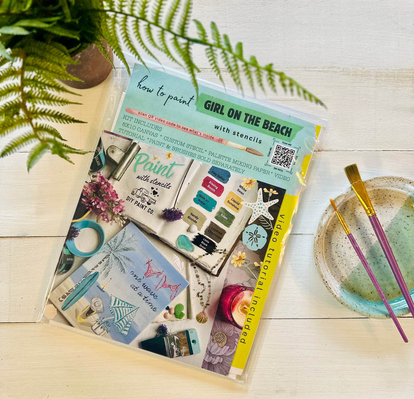 NEW! Paint by Stencil Kits- 6 different styles