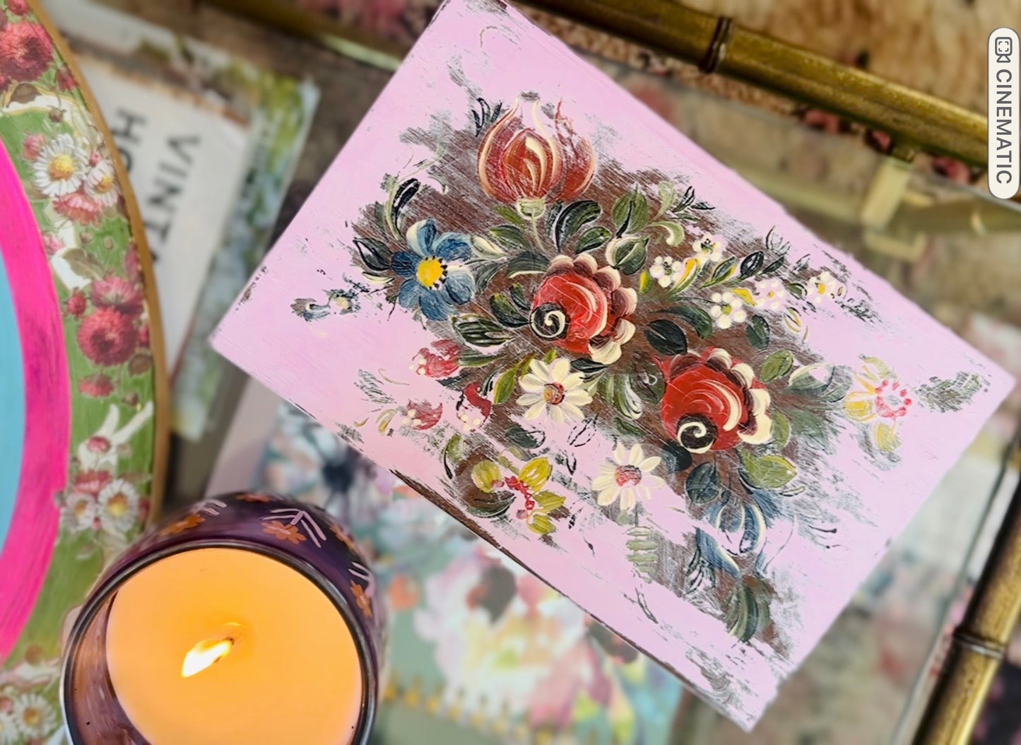 thrifted vintage box as seen in Debi's video