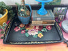 Hand Painted Black Toile Tray