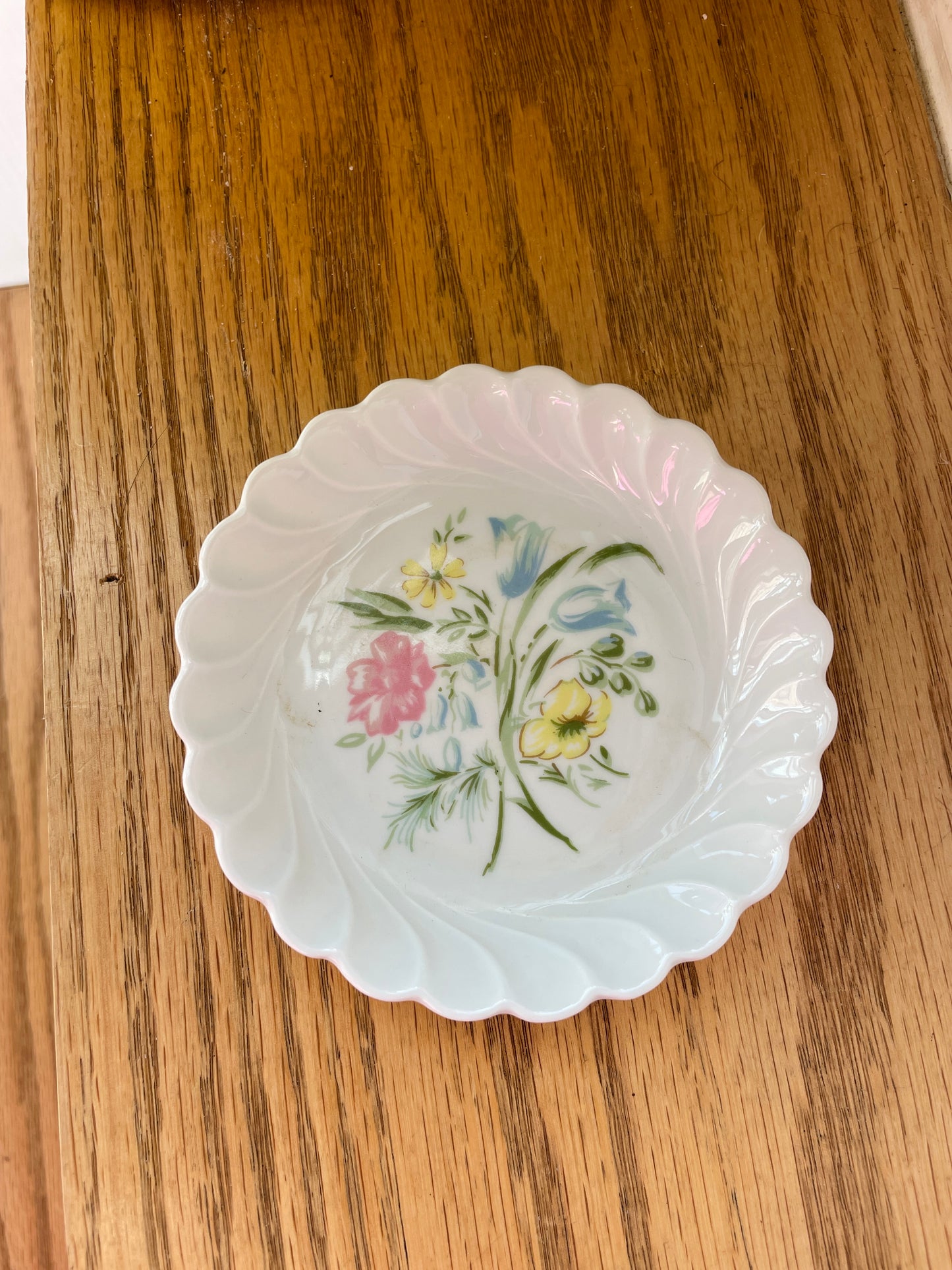 Limoges Handprinted Dish