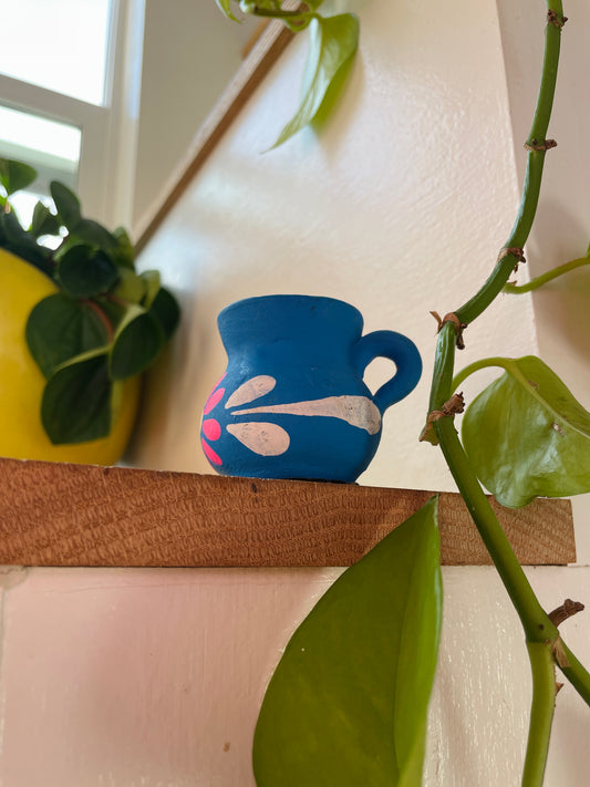 Mexican Hand Painted Candle