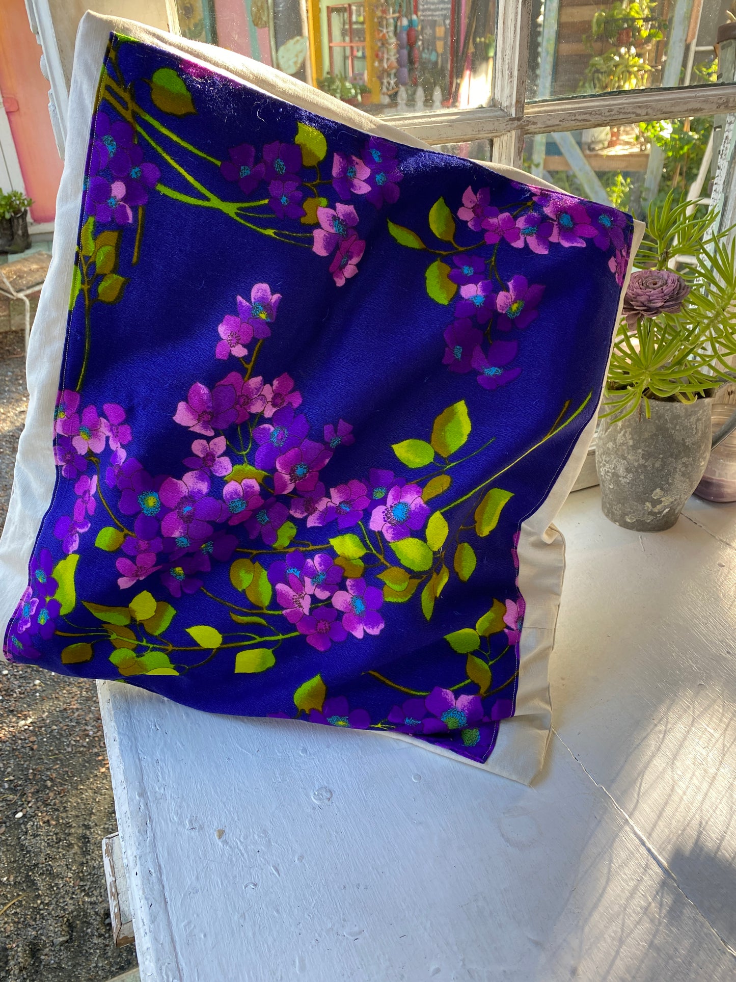 Purple Flower pillow