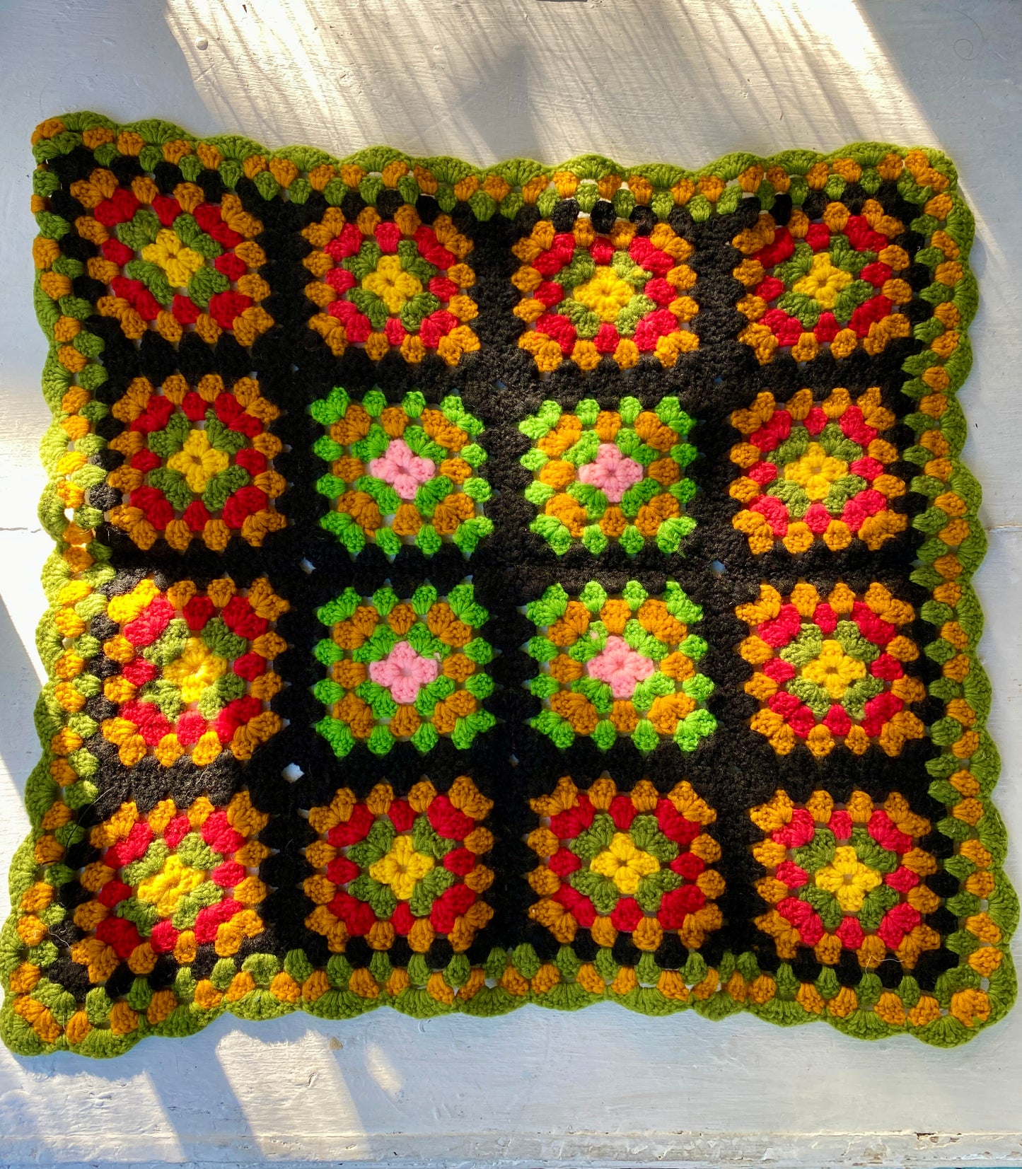 Granny square mats