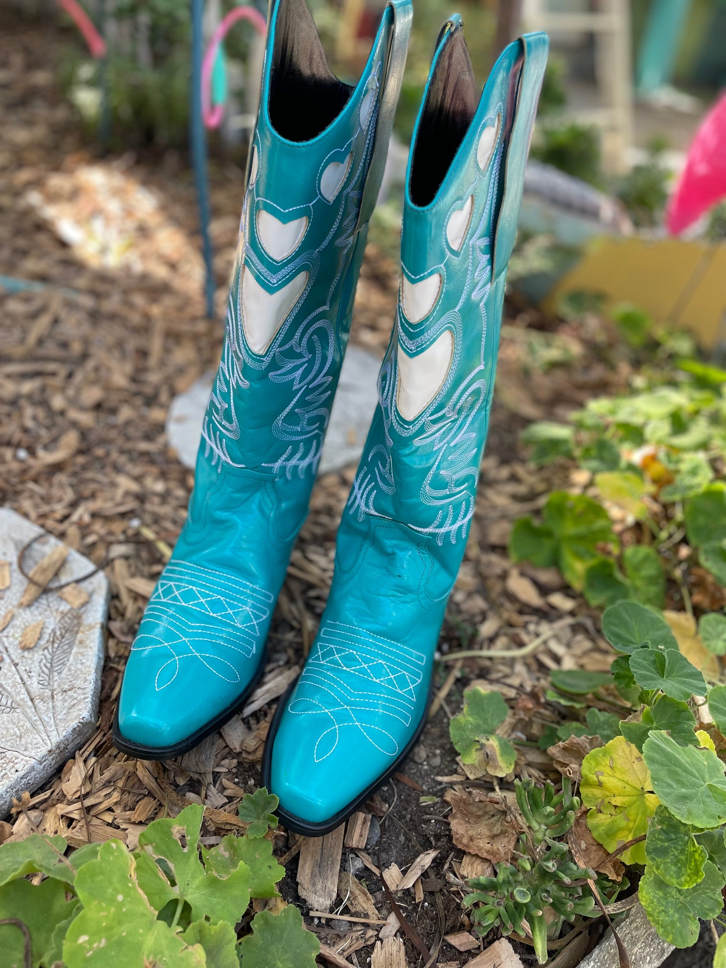 Teal Cowgirl boots