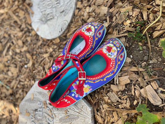 colorful Maryjane shoes