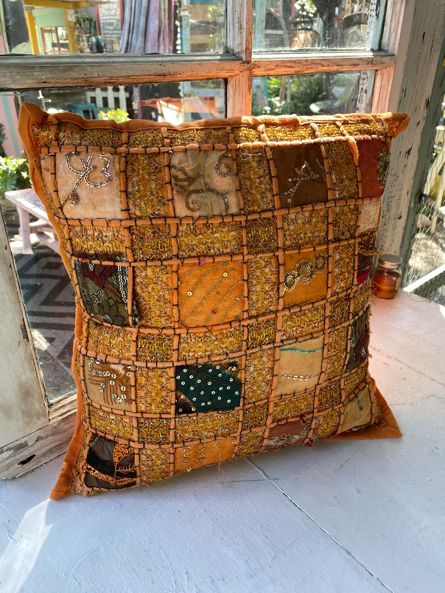 Orange adorned Pillow