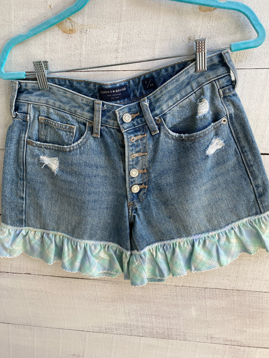 Ruffled Short Shorts