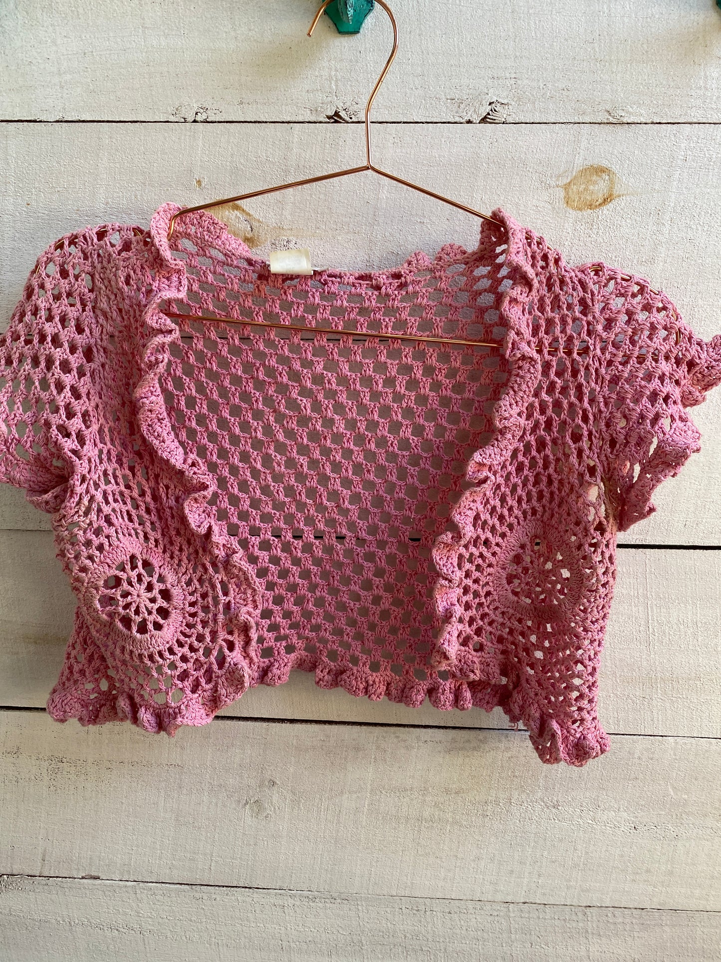 Pink Crochet Top