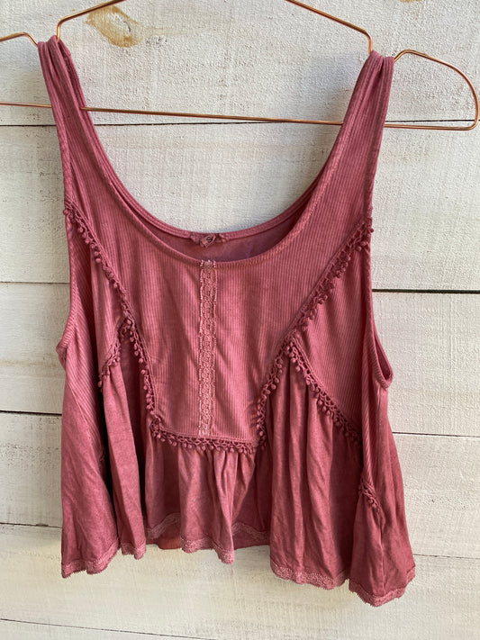 BoHo Mauve Tank top