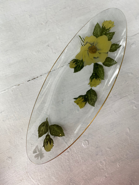 Glass Oval dish