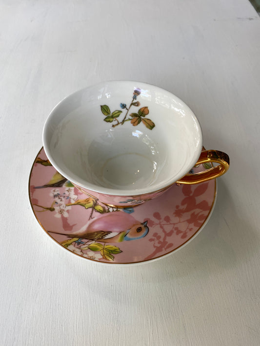 fine china cup and saucer