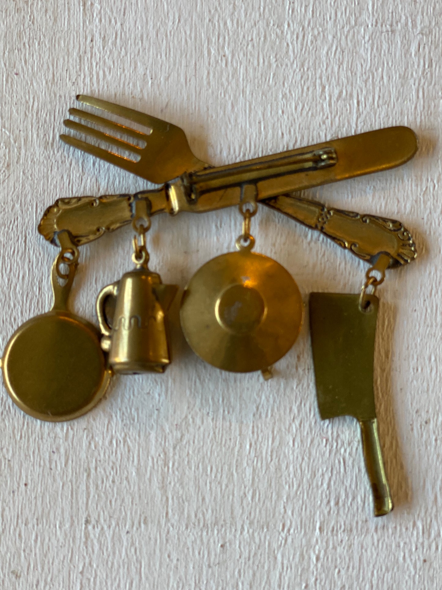 Cooking Utensils Brooch