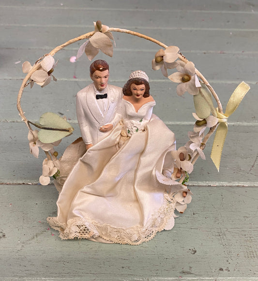Vintage Wedding Cake Topper