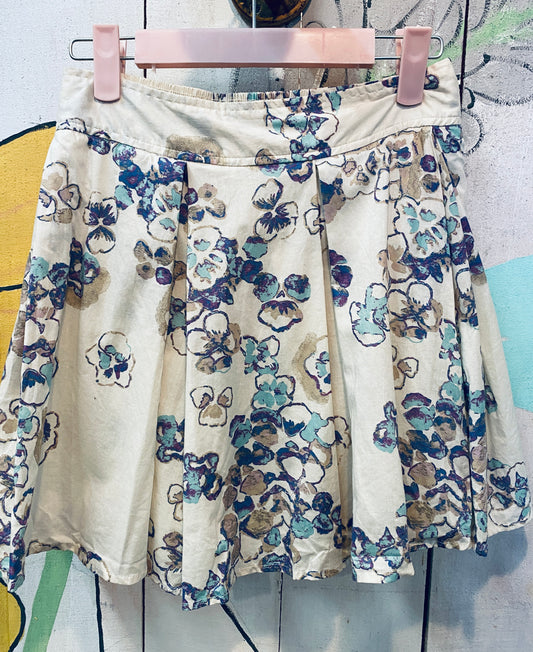 Multi Colored Pleated Skirt